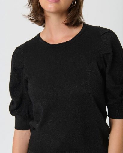 Varaia pullover - Black w/lurex