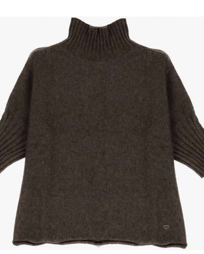 Turtleneck sweat - Marrone
