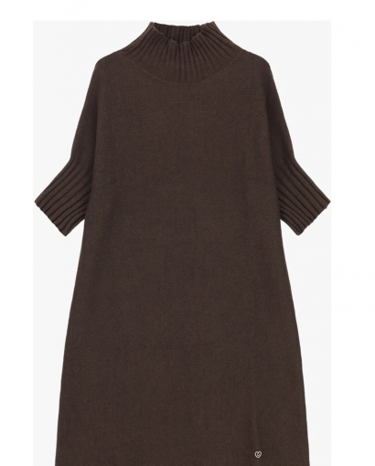 Turtleneck dress - Cioccolato