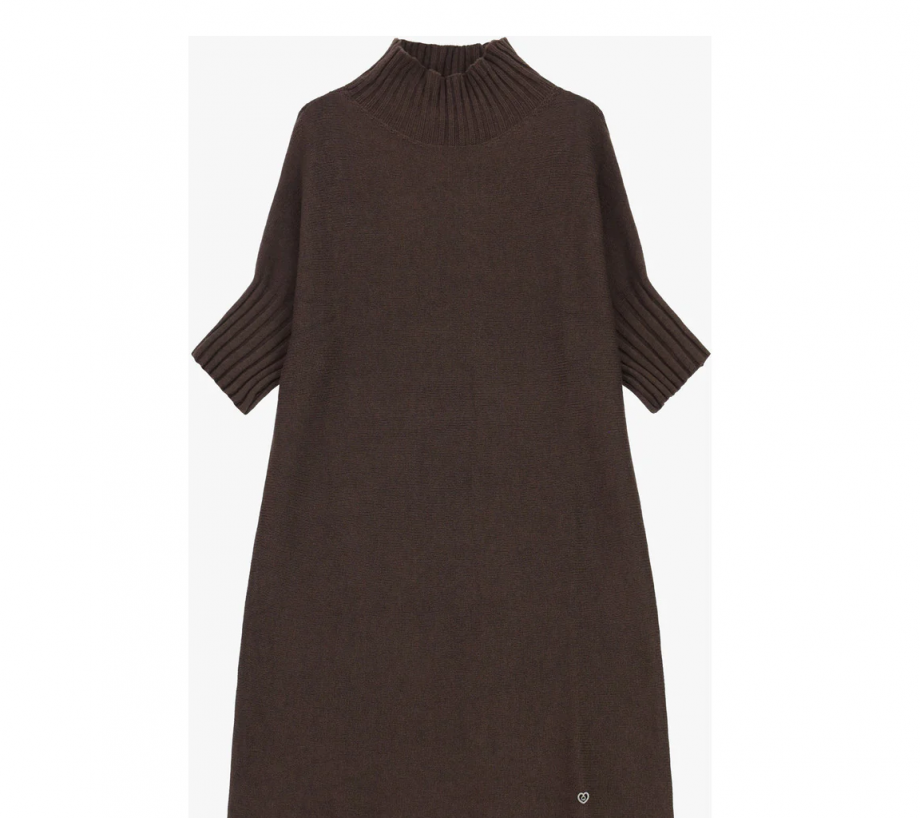 Turtleneck dress - Cioccolato