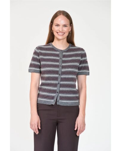 Cedar stripe - Grey multi