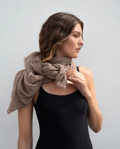Cortina Luxury scarf - Taupe