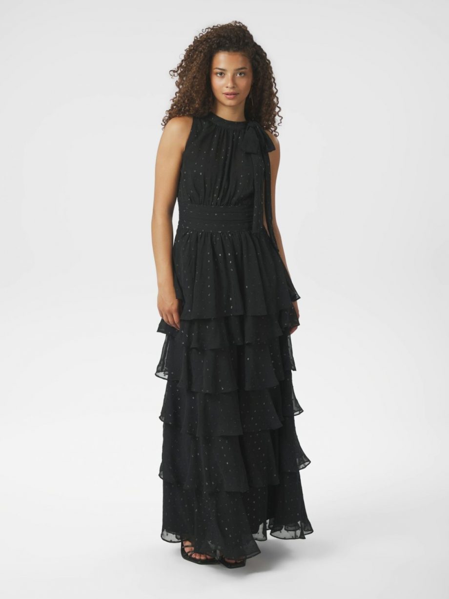 Marli Glitz Dress - Black