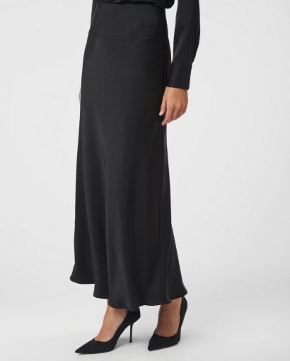 Viso heavy sateen bedaz skirt - Black