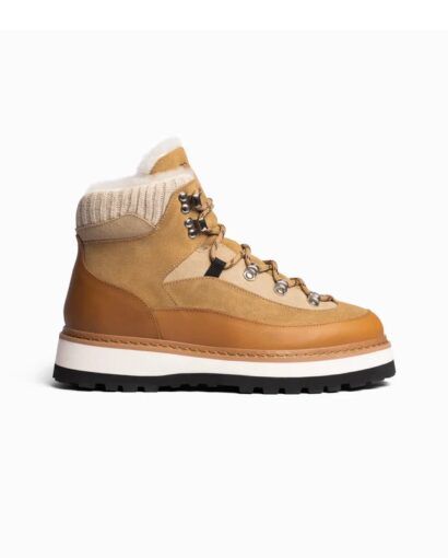 Tag cap boots - Ginger nude