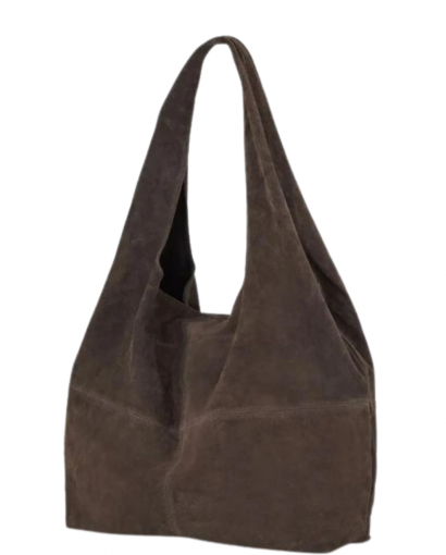 Suede Dalliea Bag - Hot Fudge Brown