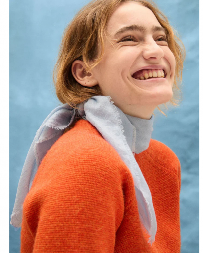 Cashma small scarf - Kentucky blue