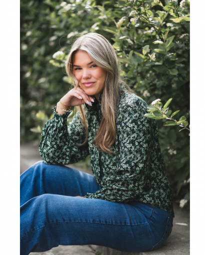 Astrid shirt AOP - Eden flower