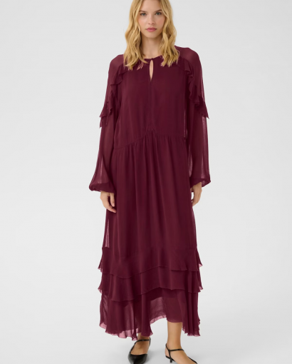 Sammi dress - Tawny port