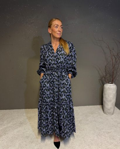 Bohemian belt dress - Winter garden