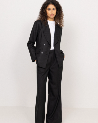 Francis - Pinstripe Black