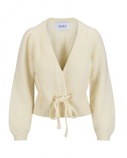 Malin chunky cardigan - Bright white