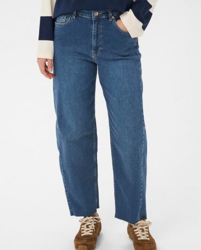 Adelena jeans - Medium dark blue denim