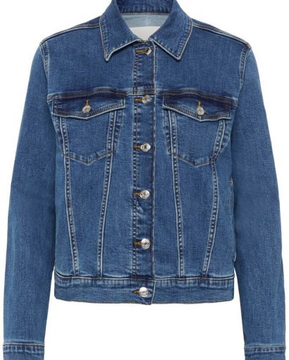 Nicholia jacket - Medium dark blue denim