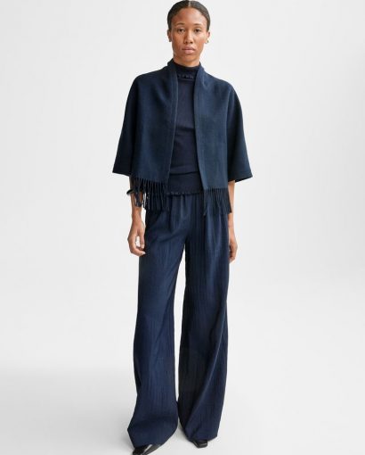 Keyla lambwool jacket - Navy