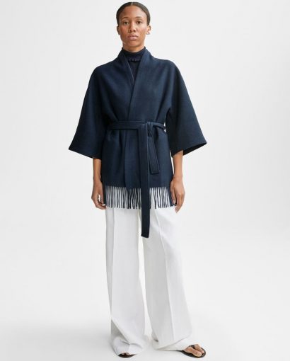 Akila Lambwool jacket - Navy