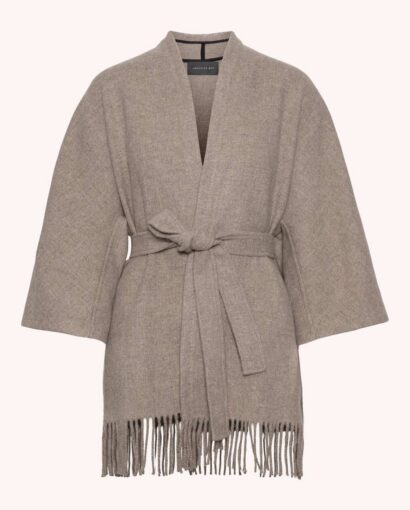 Akila lambwool jacket - Desert