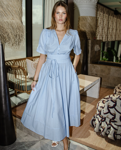 Maria dress - Seaside stripe