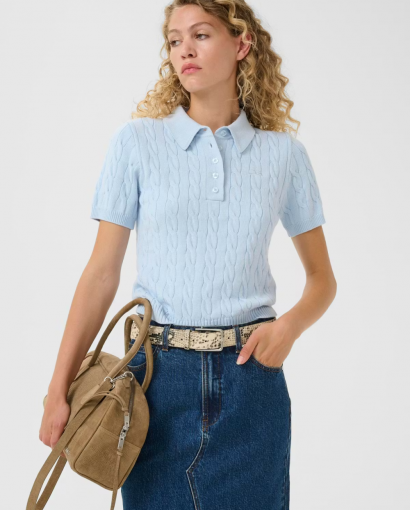 Thilla polo pullover - Blue finch