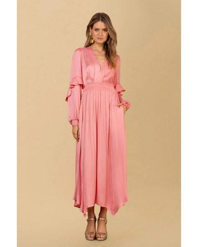 Kamilah long solid - Pink