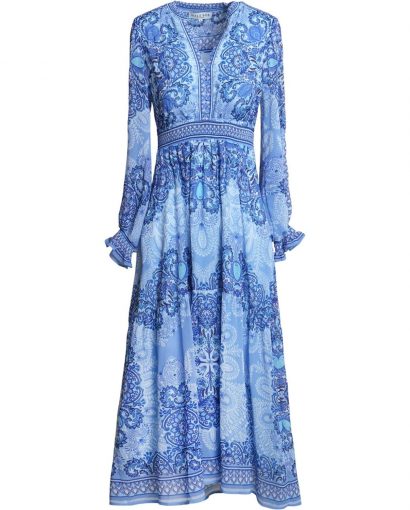 Eleanora long dress - Blue