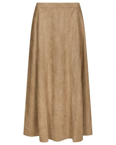 Raya faux suede skirt - Sand