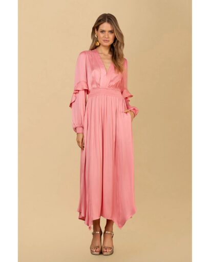 Kamilah long solid - Pink