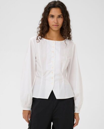 Lelo fitted shirt - Pure white