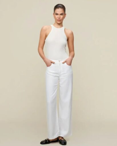 Culotte summer linen - White