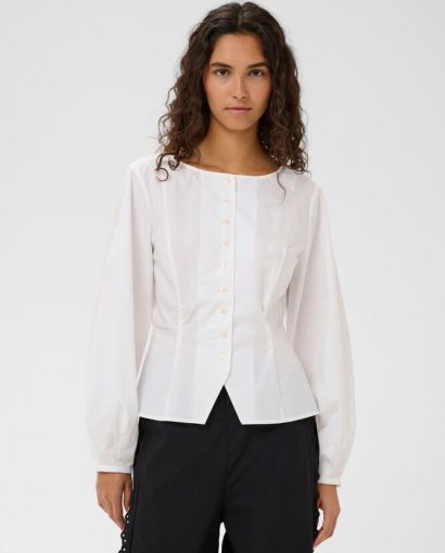 Lelo fitted shirt - Pure white