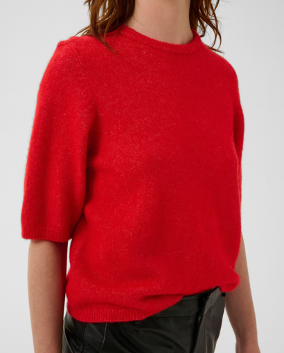 Alpha ss tee - Postbox melange