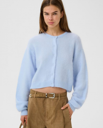 Debbie short cardigan - Blue finch
