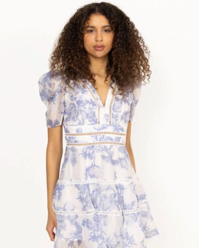 Emie mini dress - Bluebell bliss