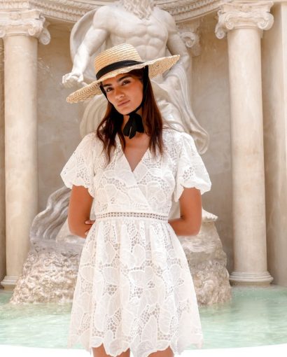 Imogen mini dress - White