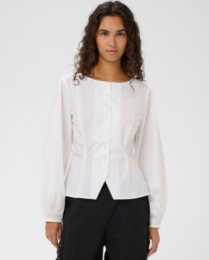 Lelo fitted shirt - Pure white