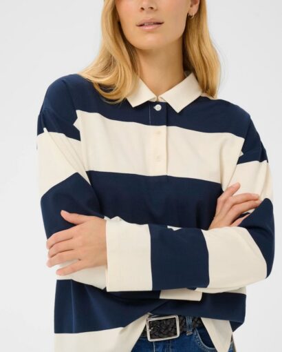Amari T-shirt - After midnight stripe