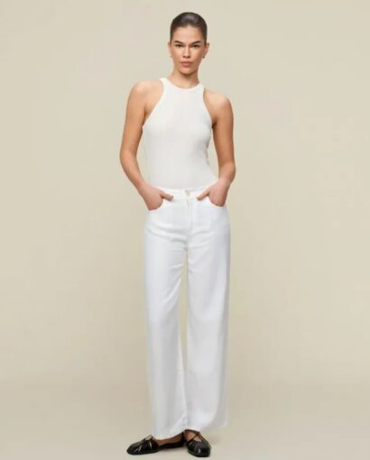 Culotte summer linen - White