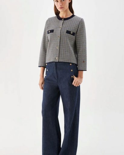 Elle jacket - Pepita marine