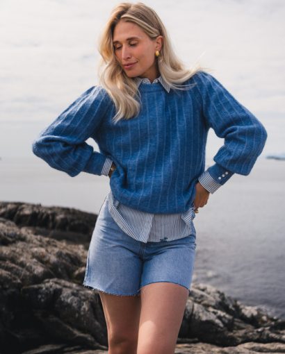 Amalie puff pullover - Quiet harbor