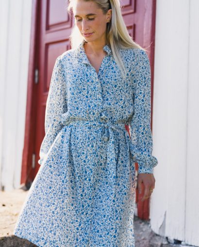 Gry Astrid shirt dress - Q Harbor flower