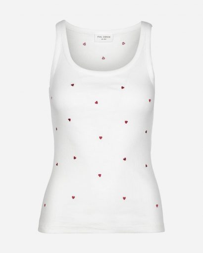 Pam rib singlet - Berry