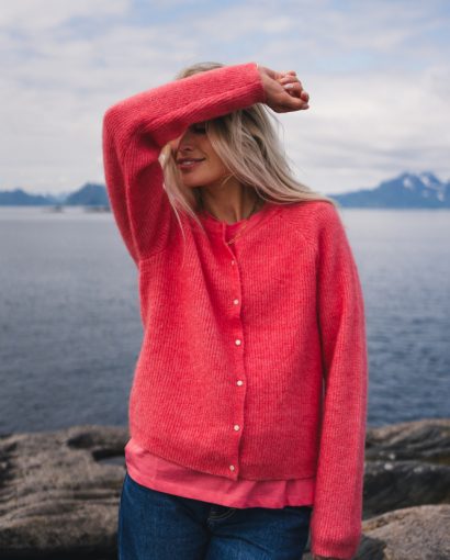 Amalie cardigan - Tea rose