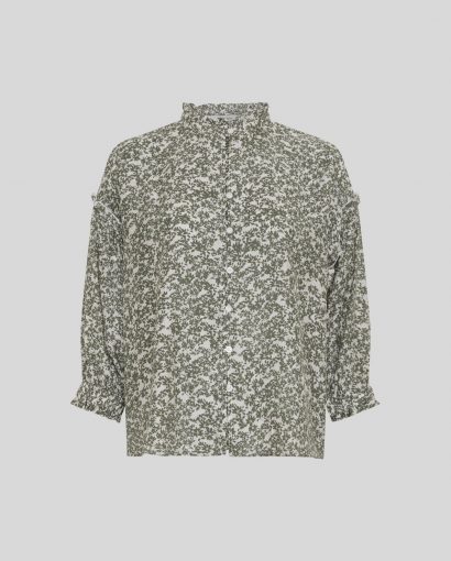 Seraphina 3/4 shirt - Egret flower