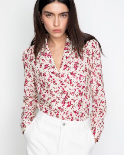 Lu Lu Blouse - Berry Print