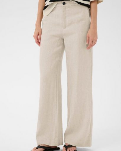 Solina pants - Ecru melange