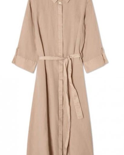 Nala linen dress - Fudge