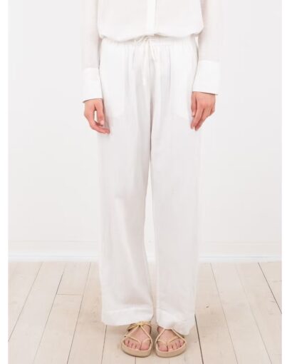 Sonar Linen Pant - White