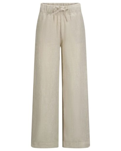Immi linen pants - Beige melange
