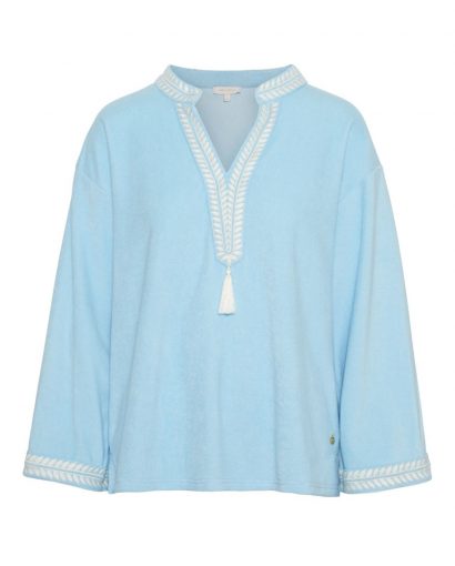 Kaftan top - Light blue
