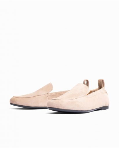 Royale suede loafer - Taupe